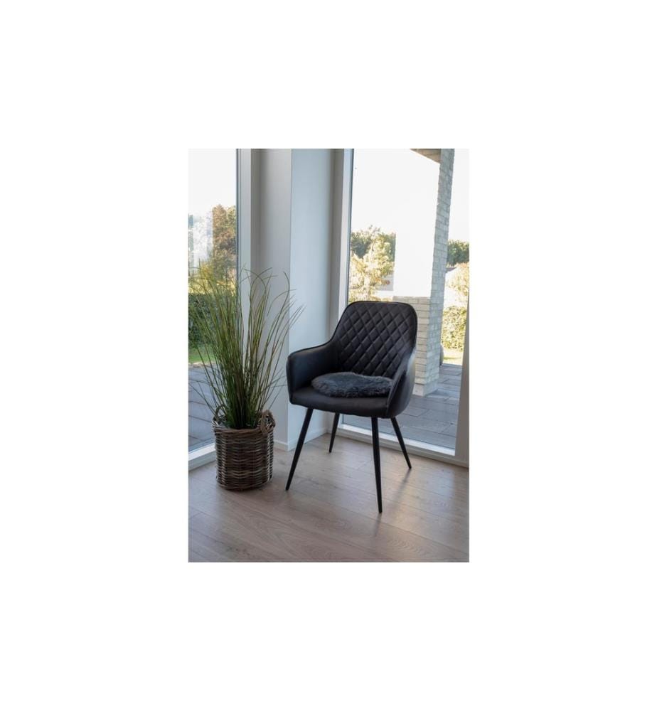 House Nordic - Lammfell Ø 35 cm, Grau