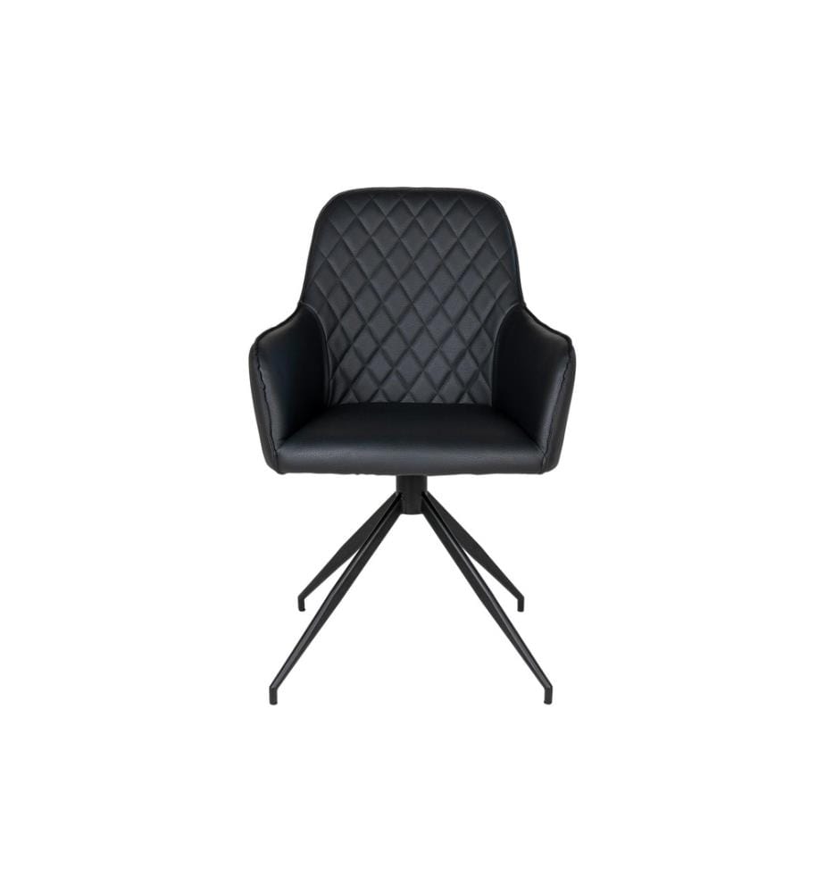 House Nordic - Stuhl Harbo 62 x 56 x 89, Schwarz, 1 Stück