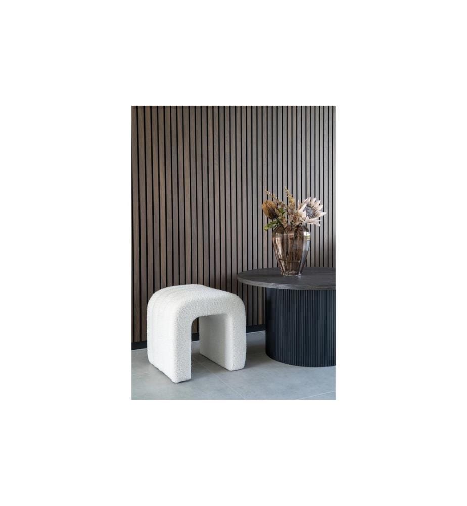 House Nordic - Pouf Colma Weiss