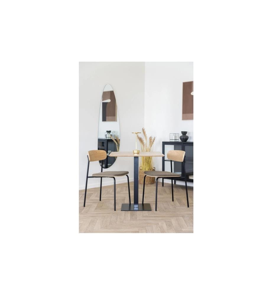 House Nordic - Stuhl Estepona 2 Stück, 77 x 51 cm, Braun