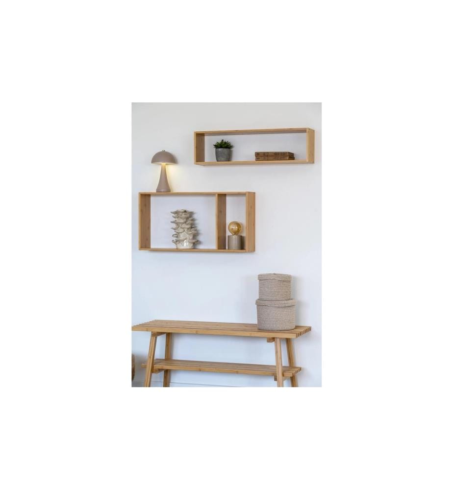 House Nordic - Wandregal Ember 70 x 15 x 19.5 cm, Nature