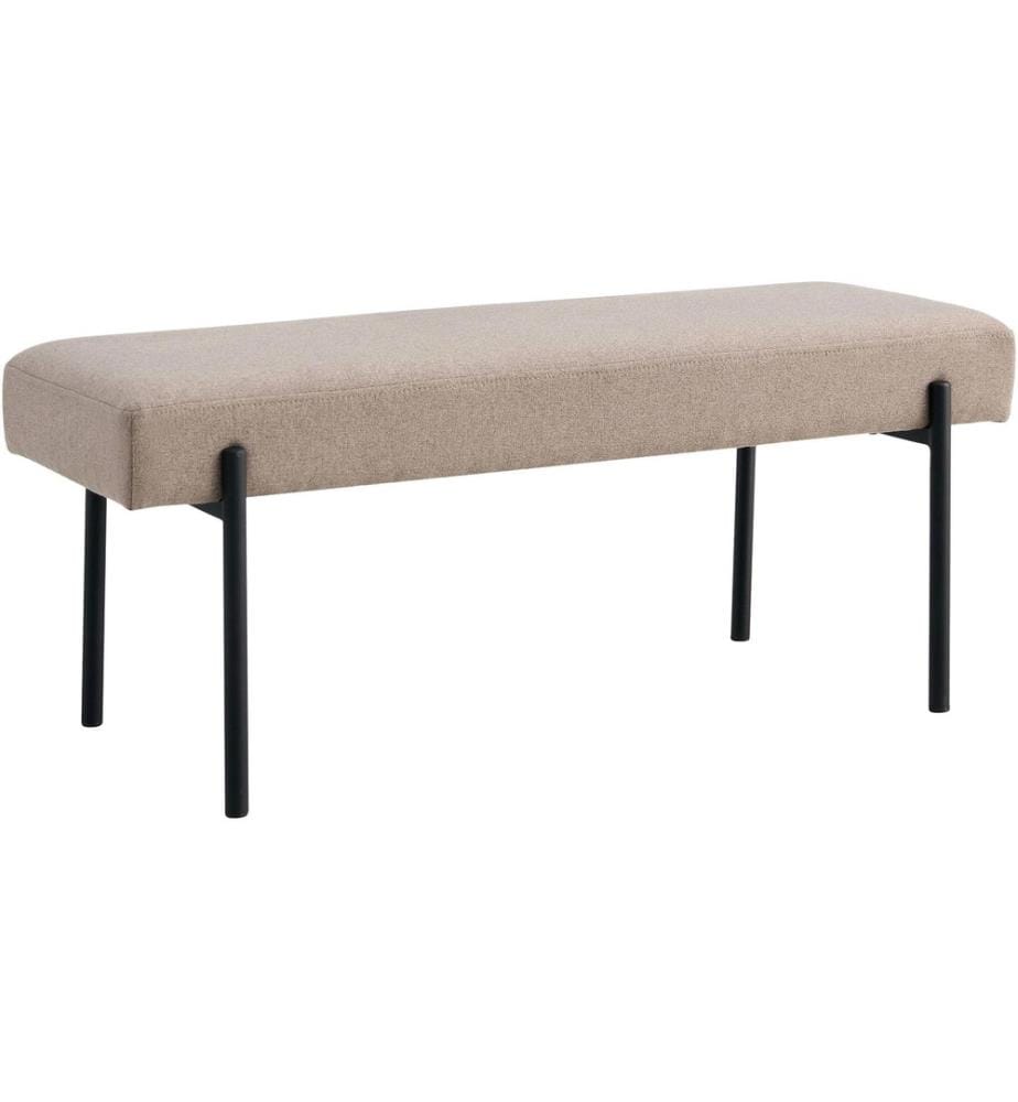 House Nordic - Banc Swindon 100 x 42.5 cm, Gris