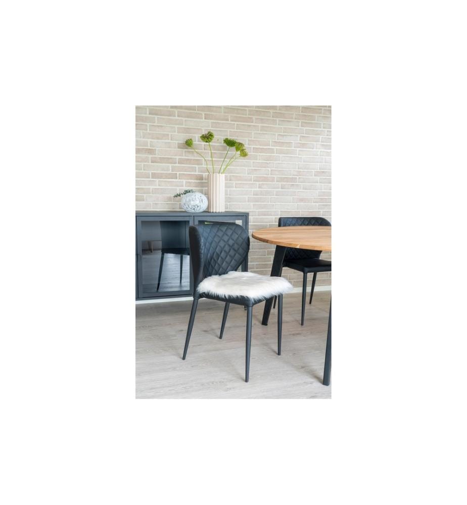 House Nordic - Fourrure d'imitation 40 x 40 cm, Ivory