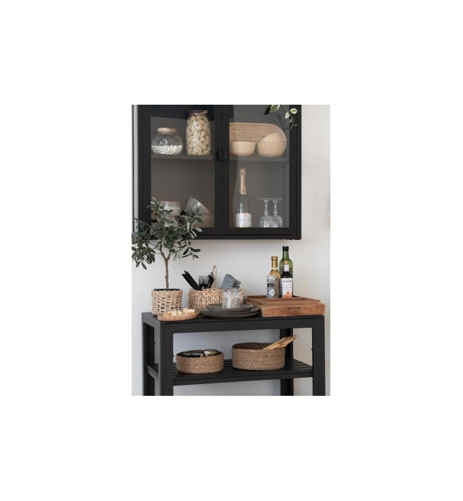 House Nordic - Serviertablett Faro 3-er Set, Braun