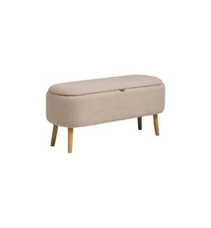 House Nordic - Banc Harlow 37 x 95 x 45 cm, beige