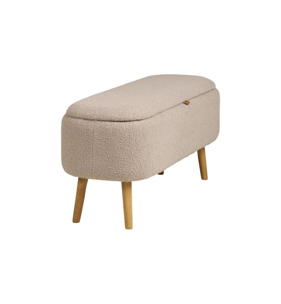 House Nordic - Banc Harlow 37 x 95 x 45 cm, beige