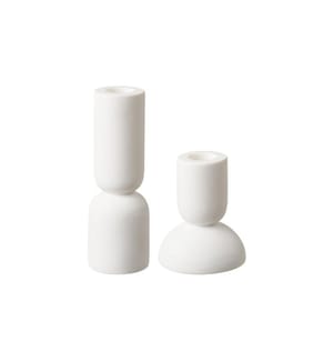 House Nordic - Bougeoir Lot de 2, blanc