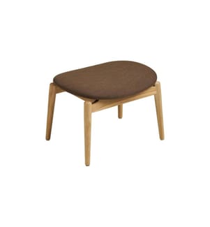 House Nordic - Tabouret Olvera Footrest 43 x 53.5 x 38 cm, brun naturel