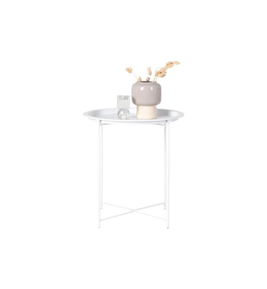 House Nordic - Beistelltisch Bastia 50.5 x 46.8 cm, Weiss