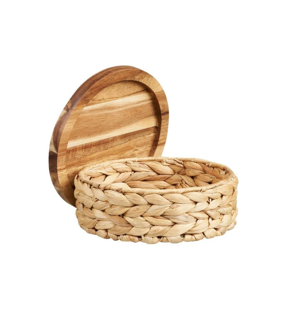 House Nordic - Panier de rangement Botofte, Jacinthe d'eau, lot de 3