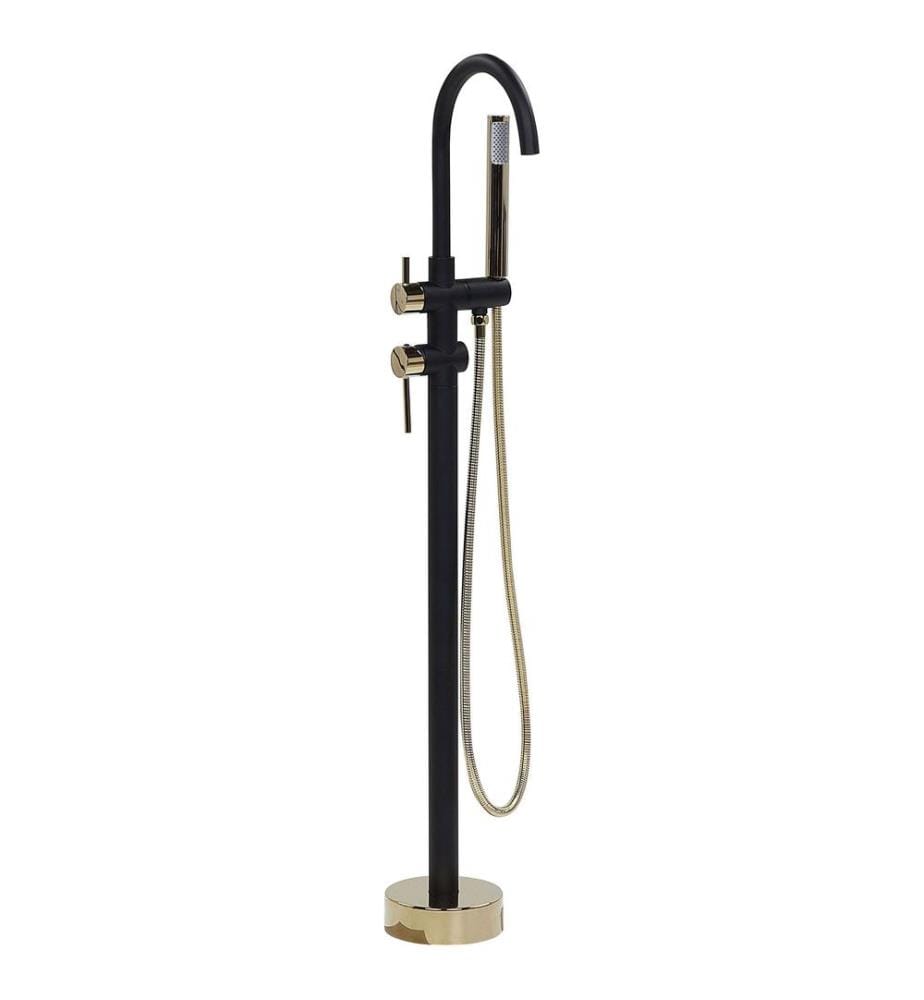 Rubinetteria per vasca da bagno freestanding TUGELA Nero/Oro