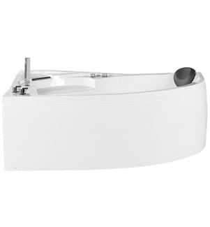 Vasca idromassaggio angolare con LED NEIVA Lato destro 150 x 100 cm Bianco
