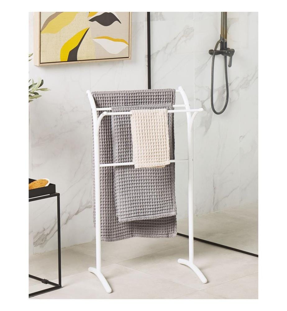 Porte-serviettes YOPAL Métal Blanc