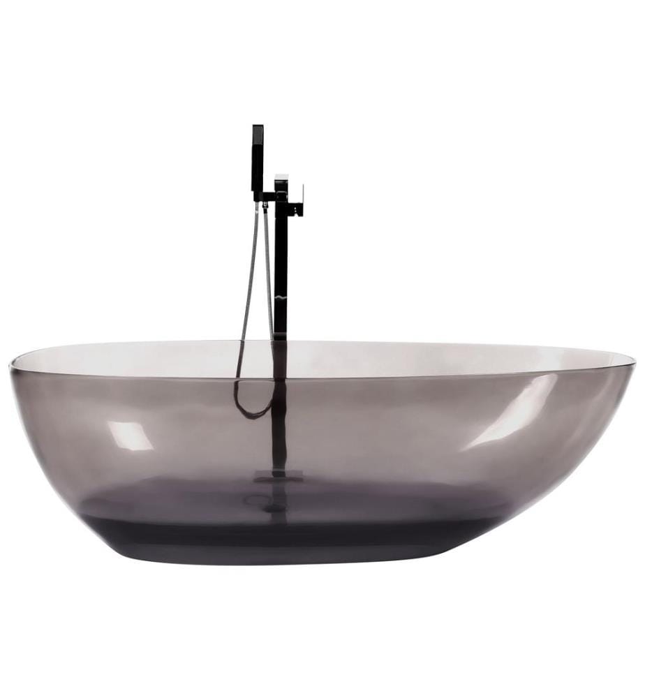 Vasca da bagno freestanding BLANCARENA 170 x 78 cm Nero