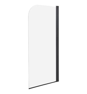 Paroi de bain douche LAPAN 140 x 70 cm Noir