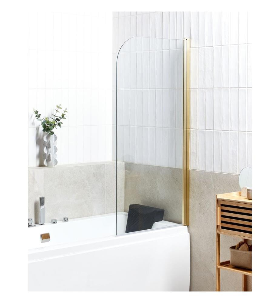 Parete doccia per vasca LAPAN 140 x 70 cm Oro