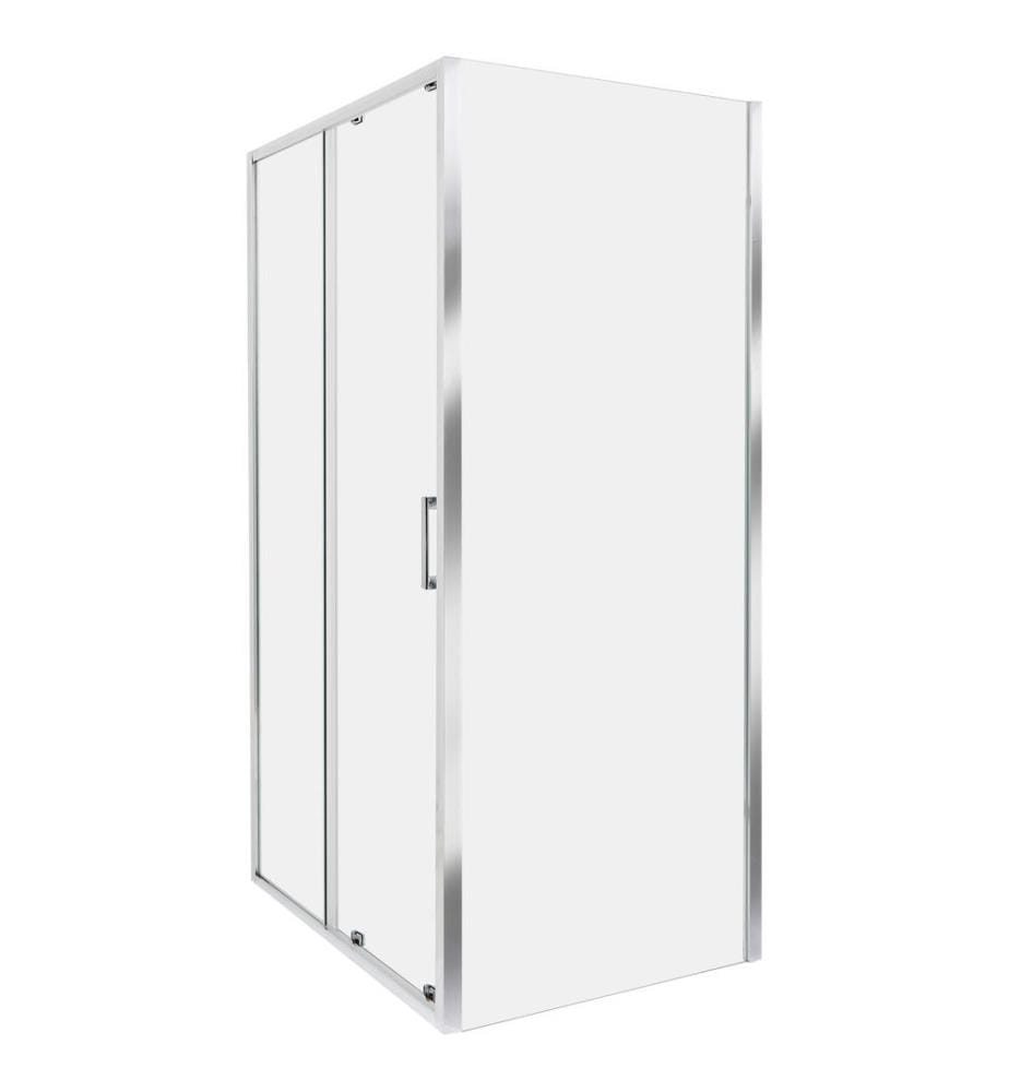 Cabine de douche YORO 80 x 100 x 185 cm Argenté