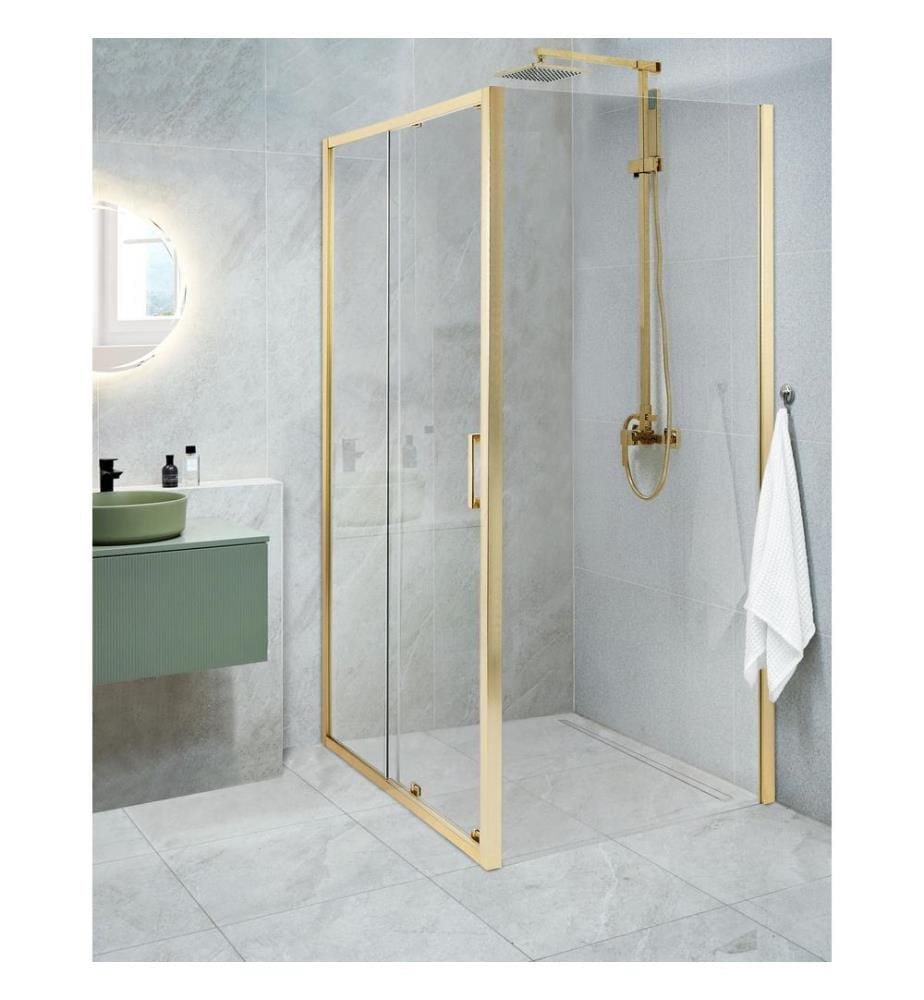 Cabina doccia YORO 80 x 100 x 185 cm Oro