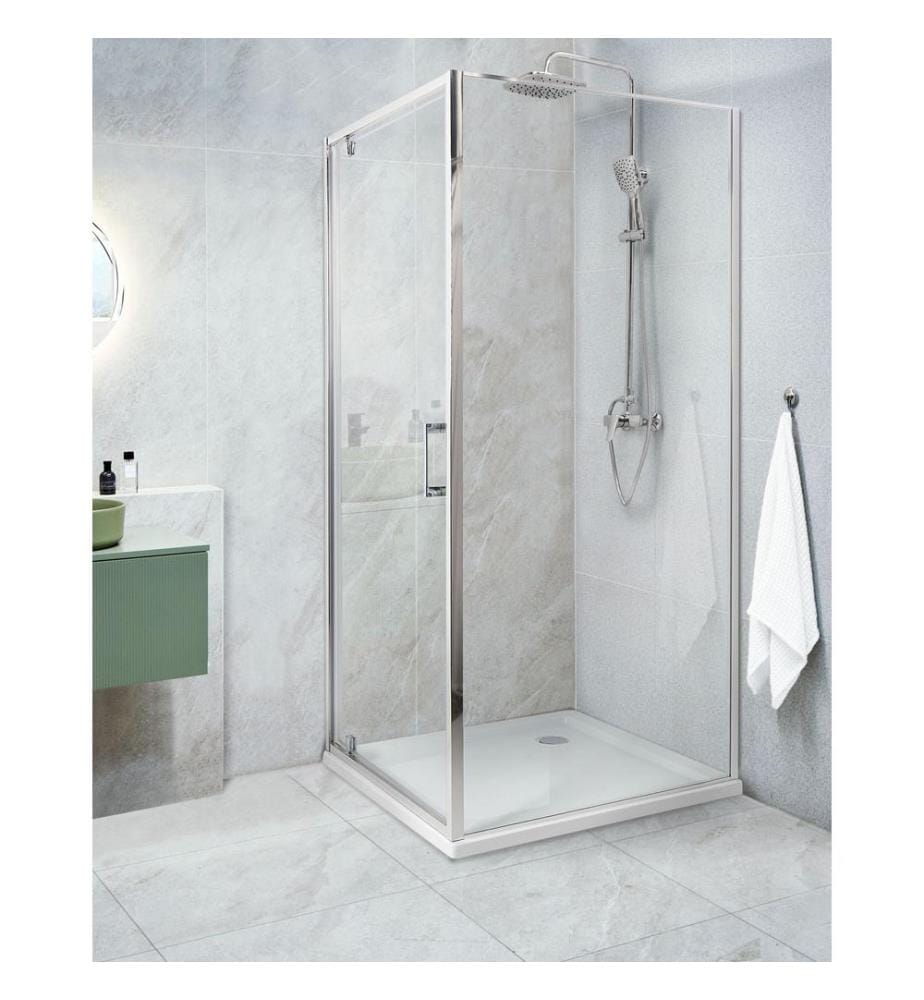Cabina doccia DARLI 80 x 80 x 185 cm Argento