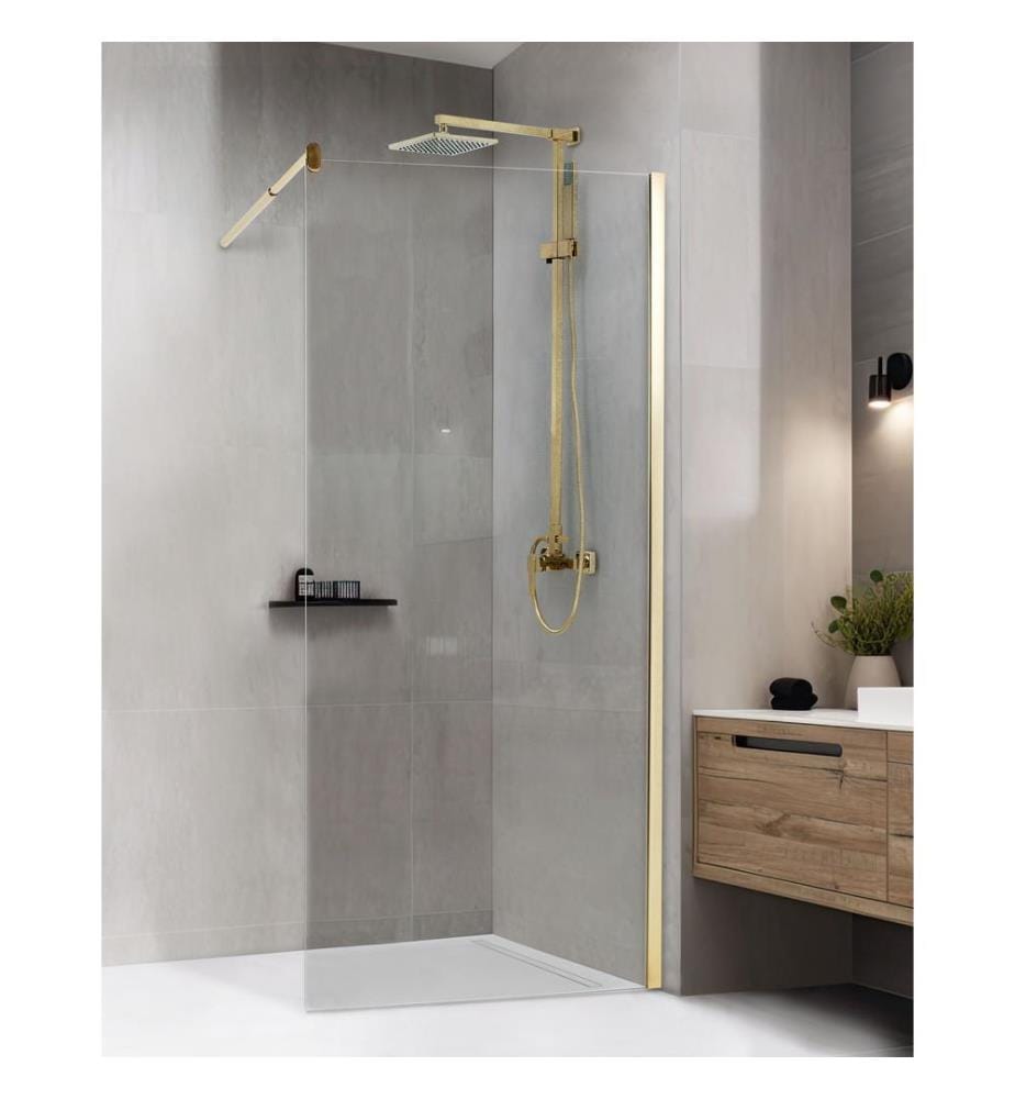 Parete doccia AHAUS 90 x 190 cm Oro