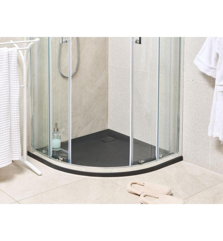 Bac de douche PARON 80 x 80 x 3 cm Noir