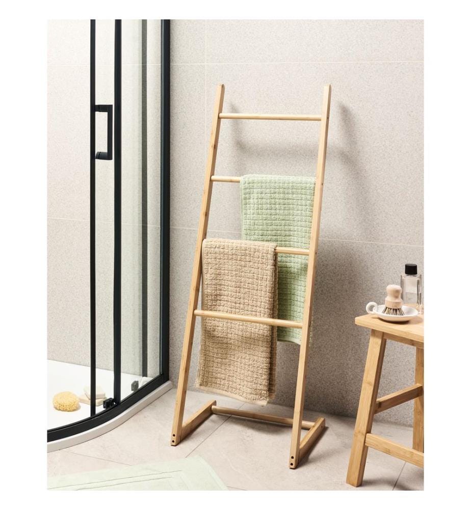 Porte-serviettes ZAPALLAR Bambou Marron clair