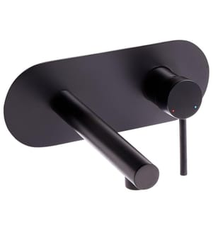 Robinet de lavabo mural CLAVIJO Laiton Noir