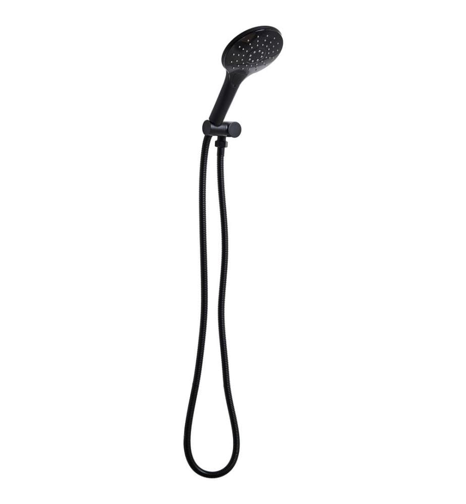 Shower Head and Hose Kit IQUIRA 4-function Black