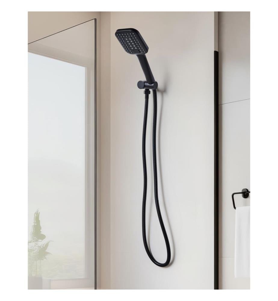 Shower Head and Hose Kit TINGO 4-function Black