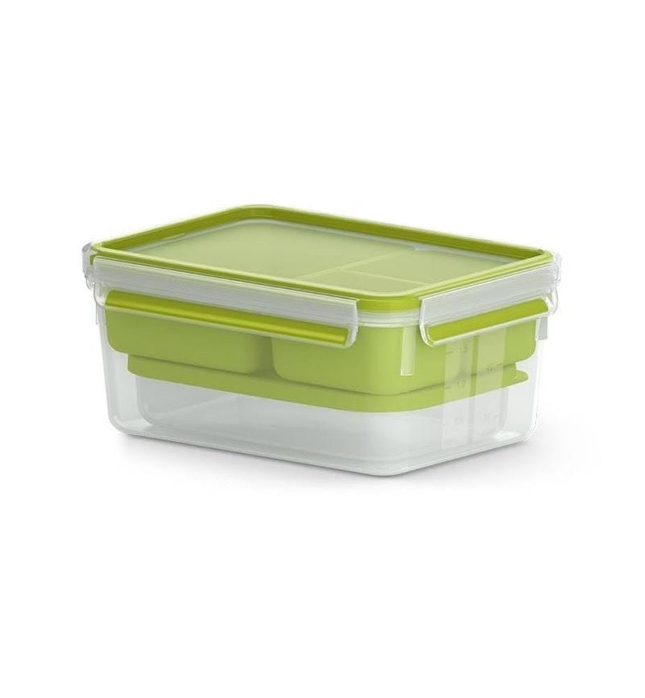 EMSA - Boîte casse-croûte Clip & Go XL 2.2 l, Vert