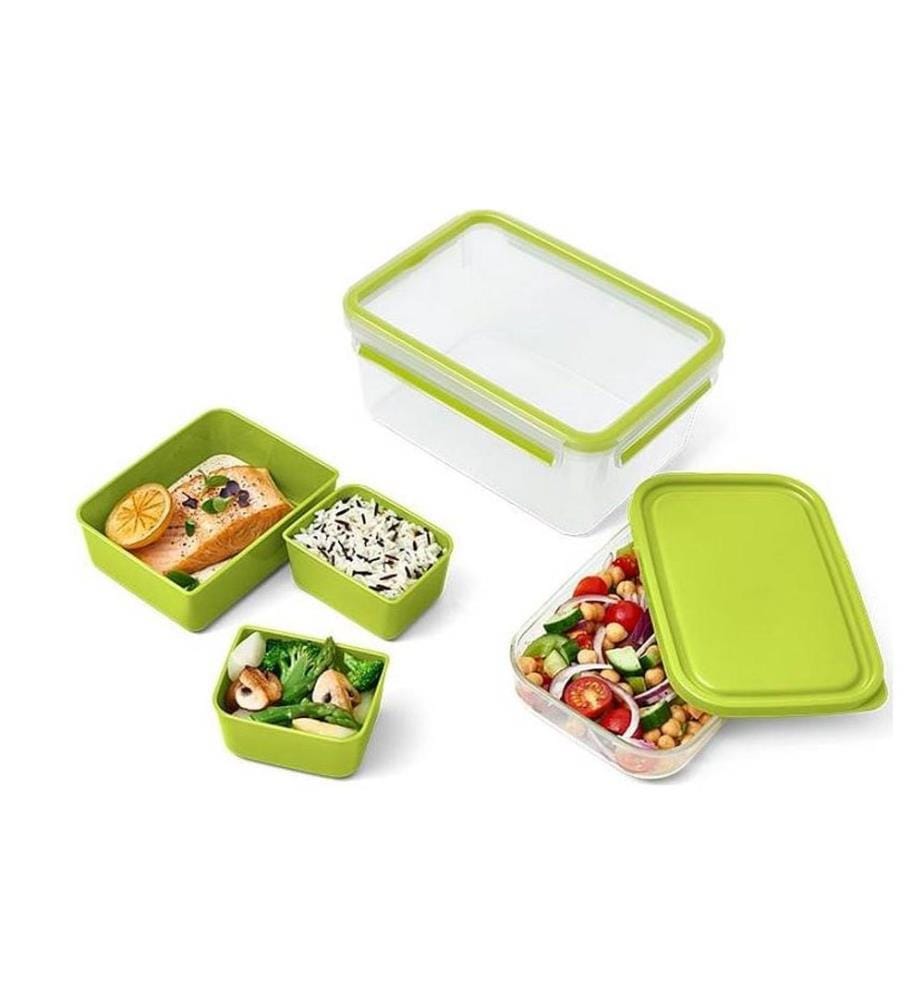 EMSA - Boîte casse-croûte Clip & Go XL 2.2 l, Vert
