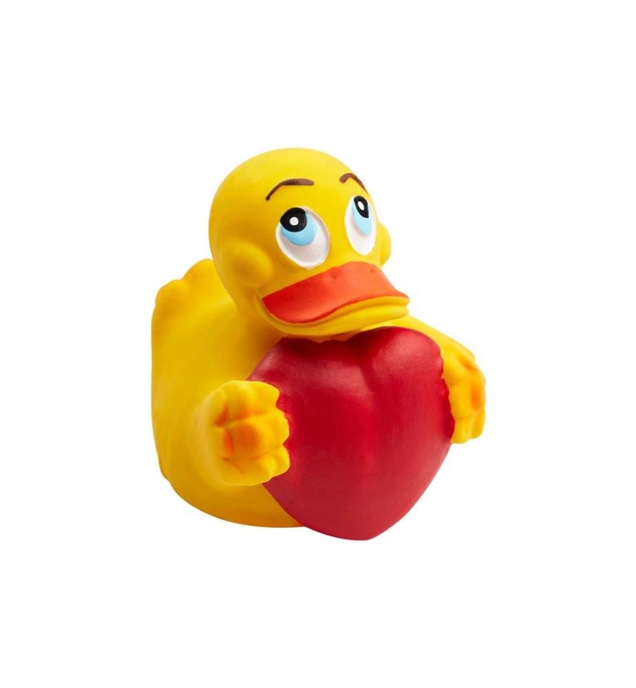 LANCO - Badeente mit Herz, 9 cm