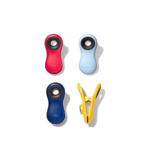 Oxo Good Grips - Clip de fermeture 4 Pièce/s, Multicolore