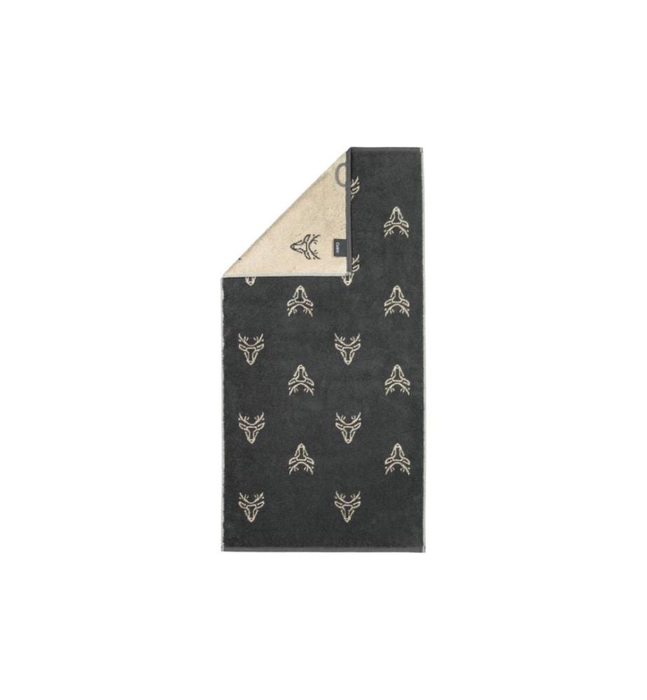 CAWÖ - Duschtuch Edition Allover 70 x 140 cm, Beige/Granit
