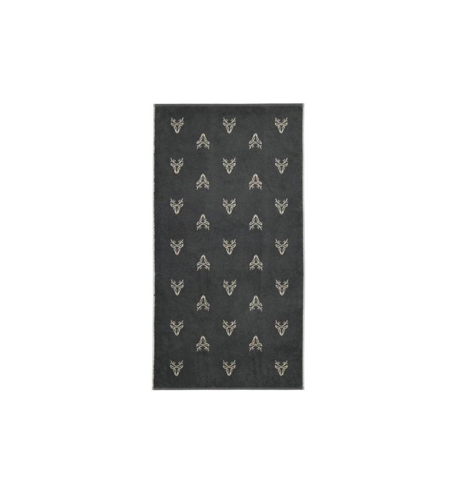 CAWÖ - Duschtuch Edition Allover 70 x 140 cm, Beige/Granit