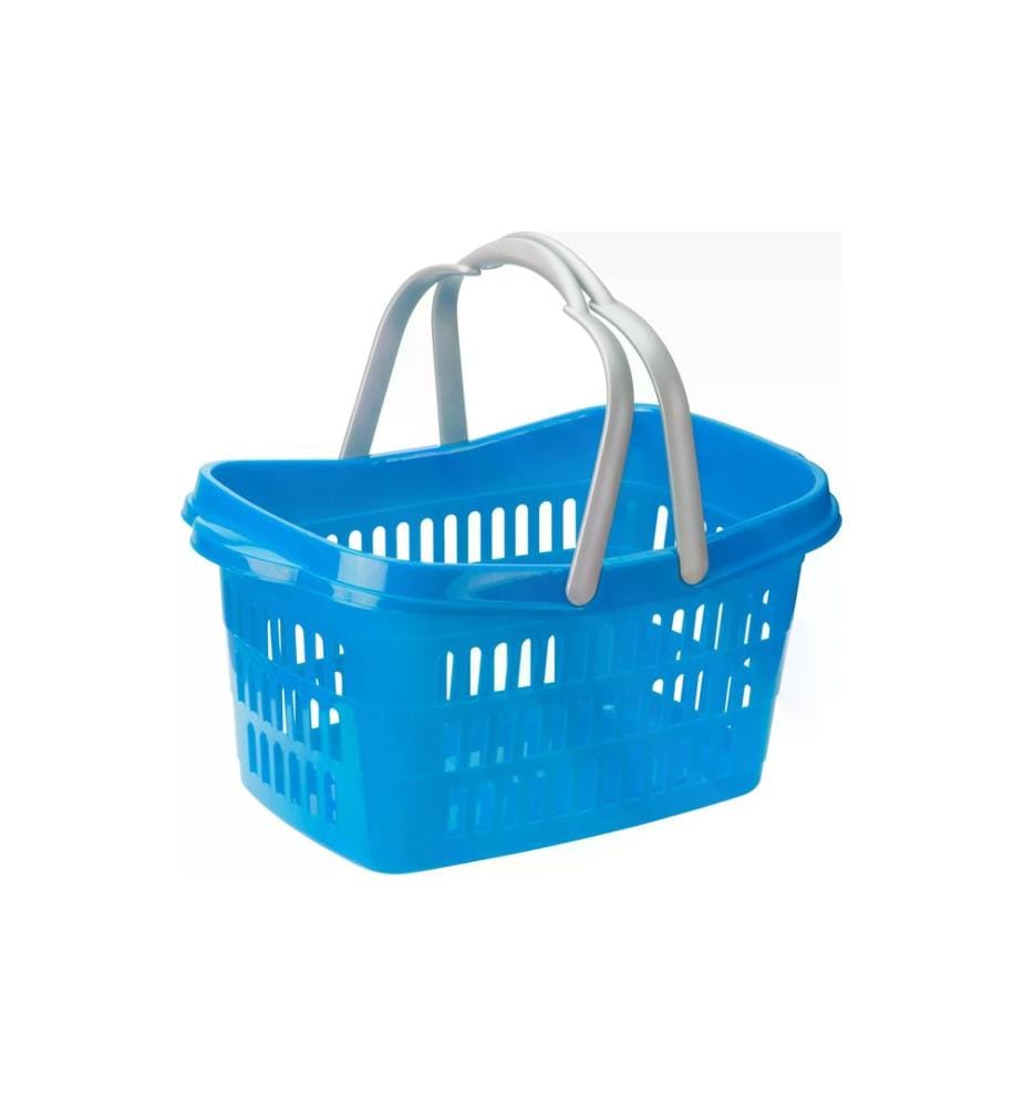 EDI BAUR - Panier de course 18L Bleu