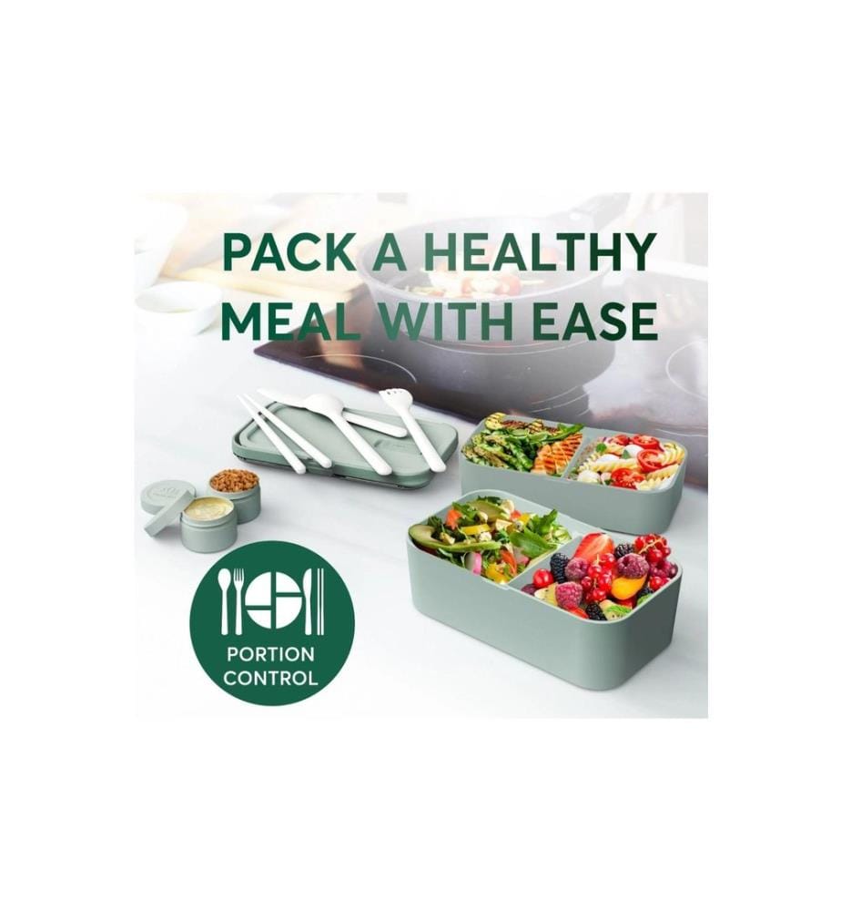 Umami - Lunchbox Nestable L Slate Green