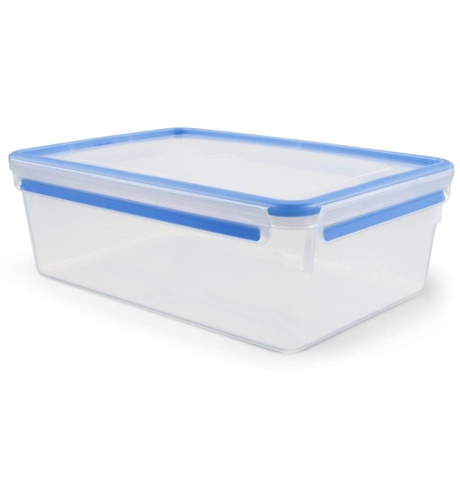 EMSA - Récipients à provisions Clip& Close 5.4 l, Bleu/Transparent