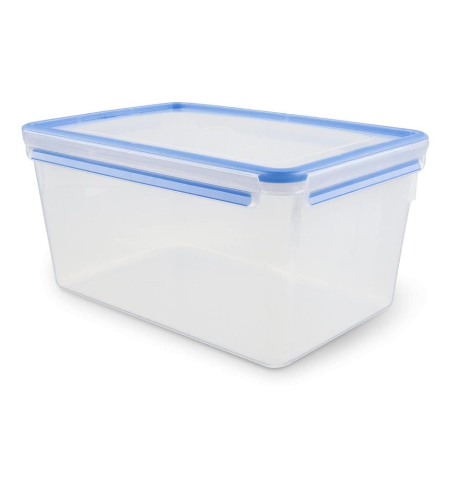 EMSA - Récipients à provisions Clip& Close 8 l, Bleu/Transparent