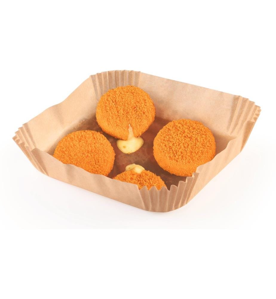 GOURMETMAXX - Papier de cuisson 100 pièces, 16 x 16 x 4.5 cm