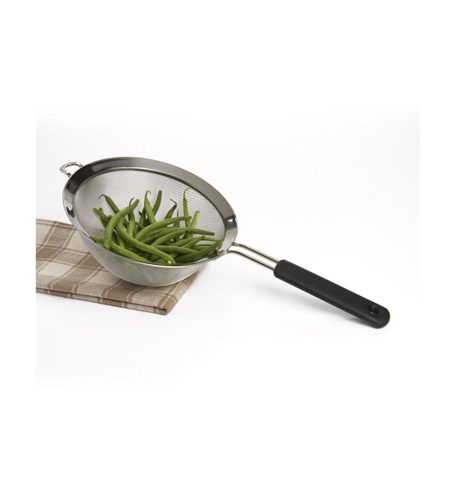 Oxo Good Grips - Passoire 20 cm, Noir/Argenté