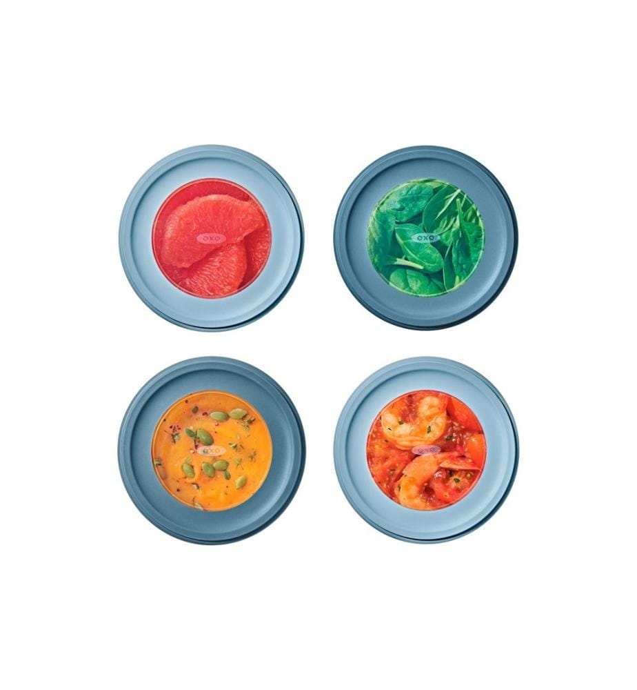 Oxo Good Grips - Récipients à provisions Twist & Stack, 550 ml, set de 2