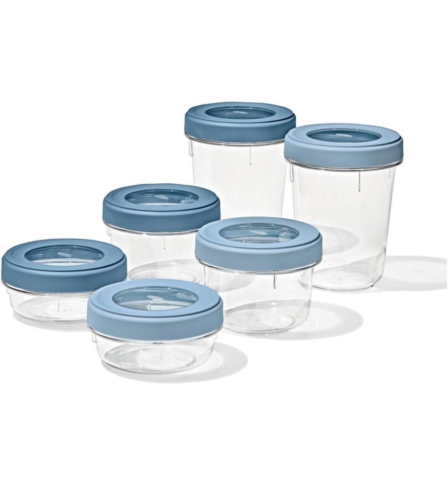 Oxo Good Grips - Récipients à provisions Twist & Stack, 550 ml, set de 2