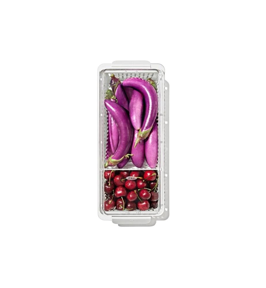 Oxo Good Grips - Bac organiseur pour réfrigérateur Économiseur de produit, 37.6 x 15.1 x 9.1 cm