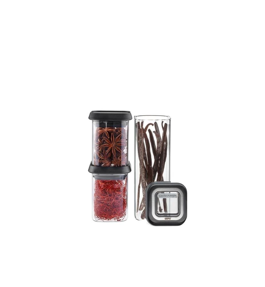 GEFU - Vorratsdose Pantry mini 3-teilig, 2 x 0.18 ml/ 0.4 ml