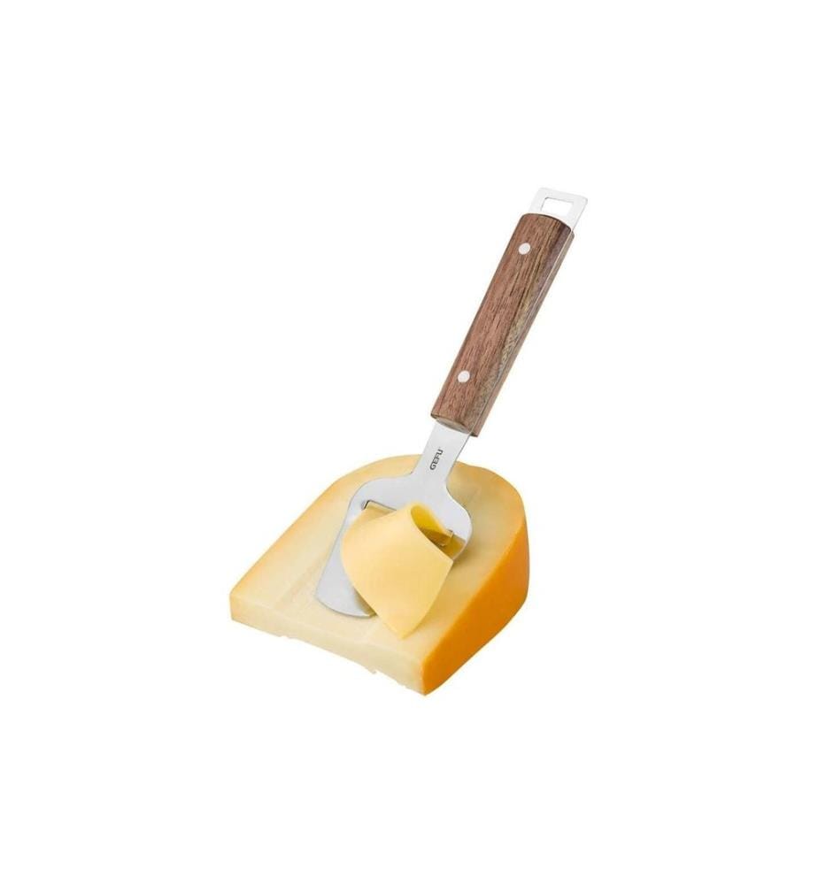 GEFU - Rabot à fromage Madero 24,3 cm, Argenté/Brun