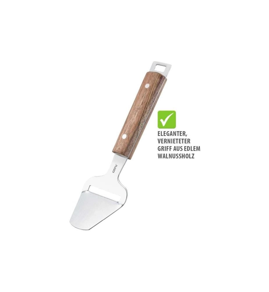 GEFU - Rabot à fromage Madero 24,3 cm, Argenté/Brun