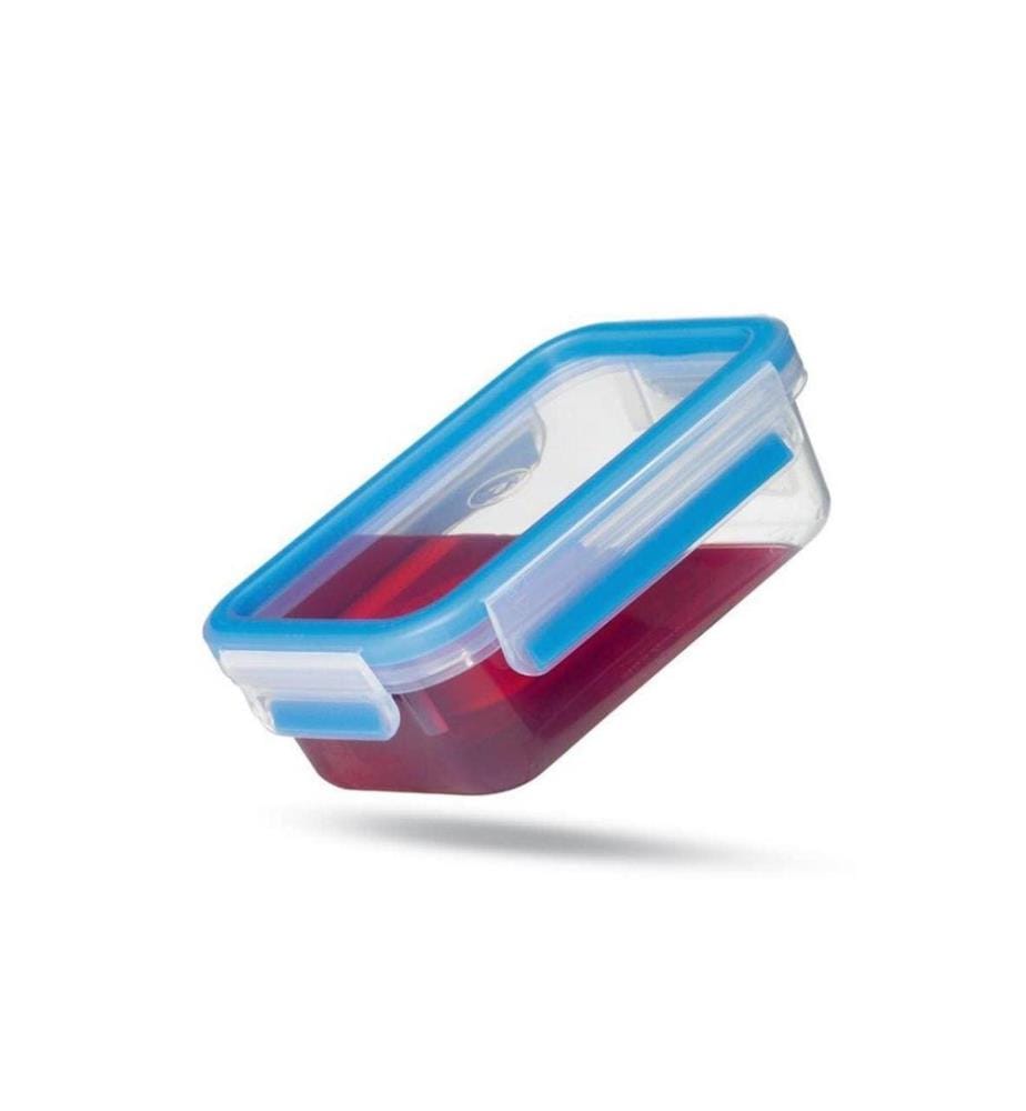 EMSA - Récipients à provisions 3 pièces, 0.55 l, Transparent/Vert