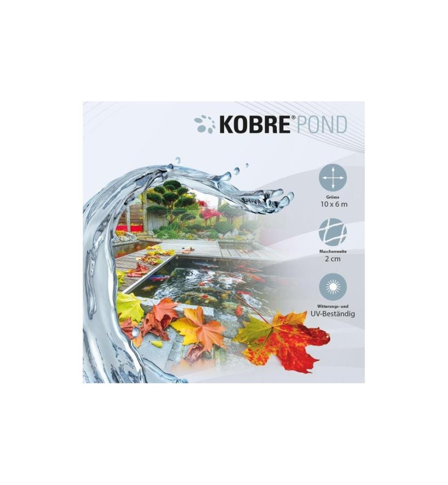 Kobre®Pond - Laubschutznetz 10 x 6 m