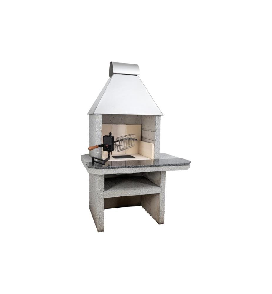 NOUVEL - Supports pour grille de barbecue Double bras pivotant, 34 x 32.5 cm